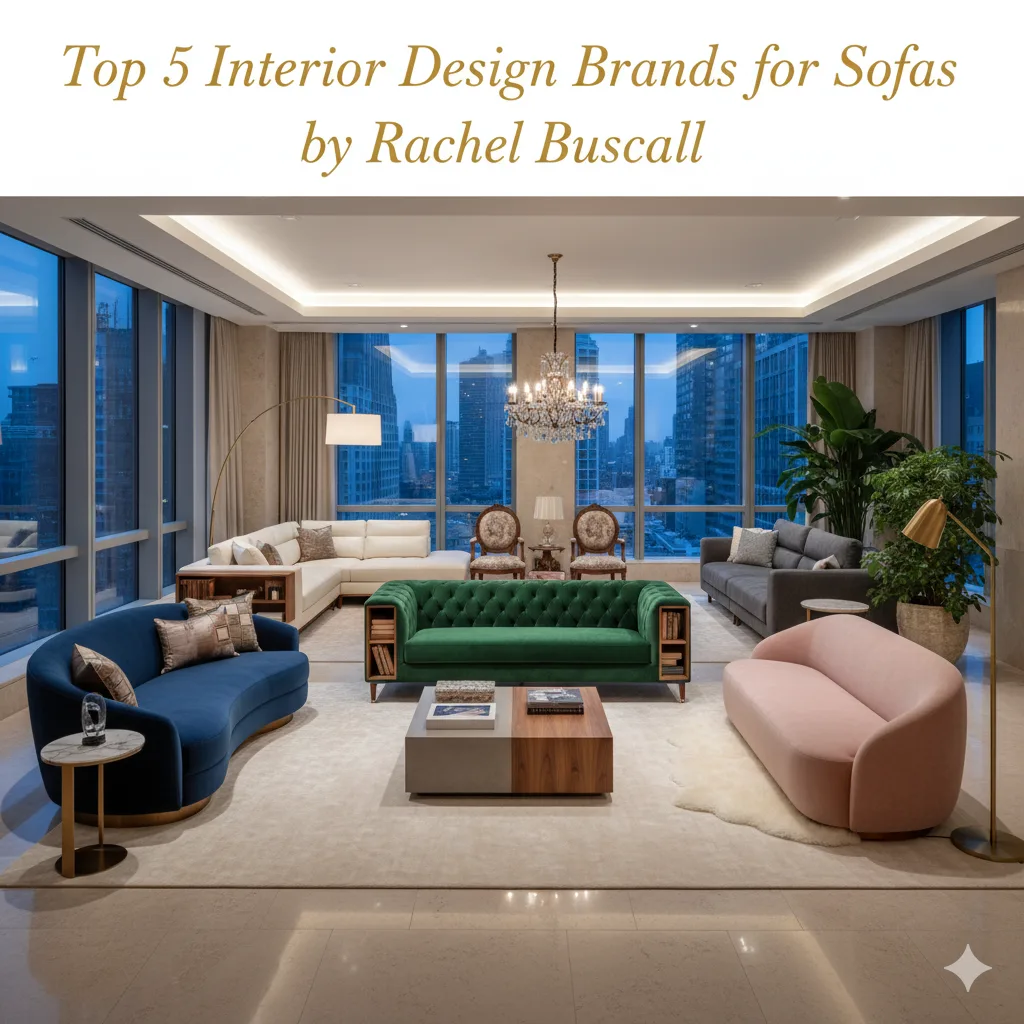 Top 5 Interior Design Brands for Sofas by Rachel Buscall