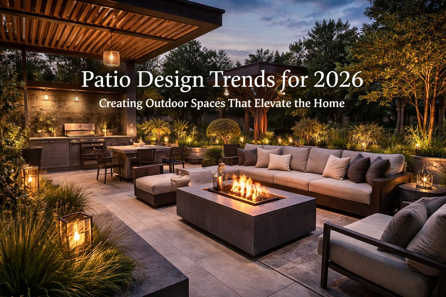 Luxury Patio Design Trends for 2026